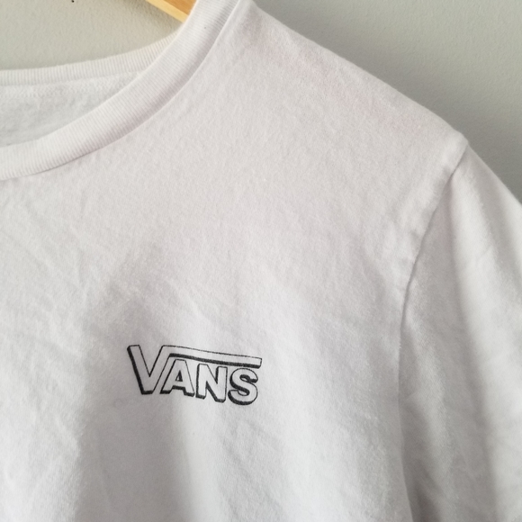 Vans White Back Graphic Tee Medium - Picture 5 of 7